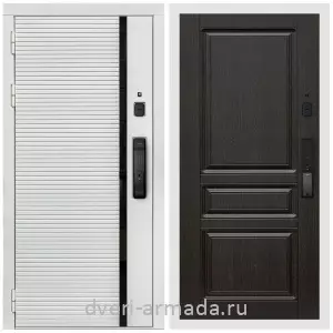 Хиты продаж, Умная входная смарт-дверь Армада Каскад WHITE МДФ 10 мм Kaadas K9 / МДФ 16 мм ФЛ-243 Венге