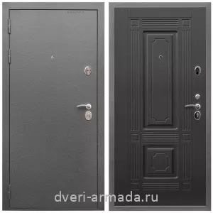 Взломостойкие входные двери, Дверь входная Армада Оптима Антик серебро / МДФ 6 мм ФЛ-2 Венге