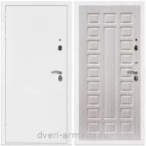 Одностворчатые входные двери, Дверь входная Армада Оптима Белая шагрень / МДФ 16 мм ФЛ-183 Сандал белый
