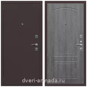 Взломостойкие входные двери, Дверь входная Армада Комфорт Антик медь / МДФ 6 мм ФЛ-138 Дуб Филадельфия графит