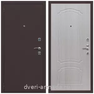 Двери со склада, Дверь входная Армада Комфорт Антик медь / МДФ 6 мм ФЛ-140 Дуб белёный